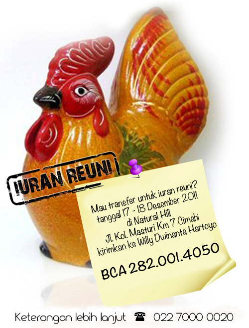 Siap-siap untuk Reuni iuran