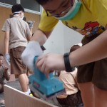 Real machine, real planks, real works! Go Scouts!